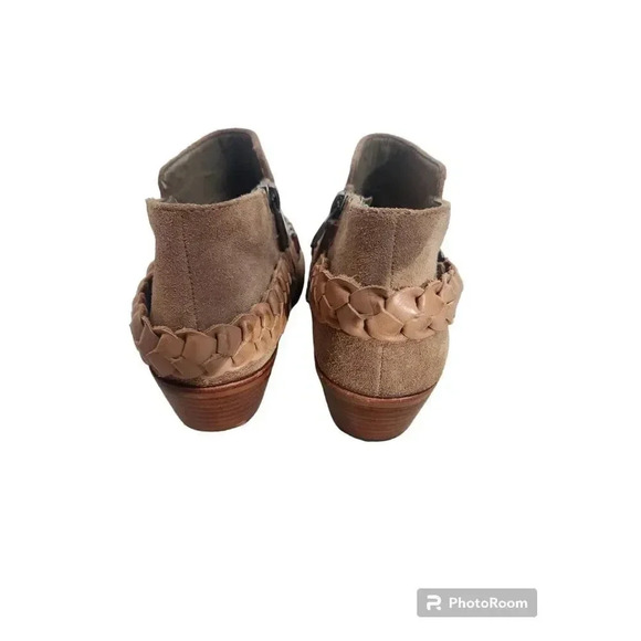 Sam Edelman Booties Tan Size 7 Zip Side. - Picture 6 of 8